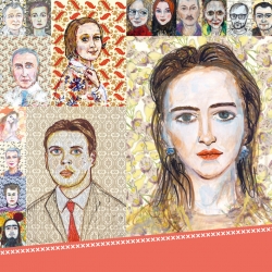 April bis Ende Mai 2026: Ausstellung "Ich bin hier" - Portraits politischer Gefangener in Belarus von Xisha Angelova